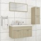 vidaXL Set Mobili da Bagno Rovere Sonoma in Truciolato vidaXL Set Mobili da Bagno Rovere Sonoma in Truciolato