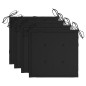 vidaXL Sedie da Giardino Pieghevoli con Cuscini 4 pz Massello di Teak vidaXL Sedie da Giardino Pieghevoli con Cuscini 4 pz Massello di Teak