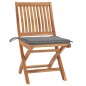 vidaXL Sedie da Giardino Pieghevoli con Cuscini 8 pz Massello di Teak vidaXL Sedie da Giardino Pieghevoli con Cuscini 8 pz Massello di Teak