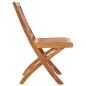 vidaXL Sedie da Giardino Pieghevoli 4 pz in Legno Massello di Teak vidaXL Sedie da Giardino Pieghevoli 4 pz in Legno Massello di Teak