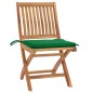 vidaXL Sedie da Giardino Pieghevoli con Cuscini 8 pz Massello di Teak vidaXL Sedie da Giardino Pieghevoli con Cuscini 8 pz Massello di Teak