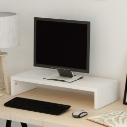 Supporto per Monitor in Truciolato 60x23,5x12 cm Bianco