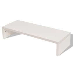 Supporto per Monitor in Truciolato 60x23,5x12 cm Bianco