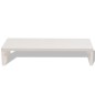 Supporto per Monitor in Truciolato 60x23,5x12 cm Bianco Supporto per Monitor in Truciolato 60x23,5x12 cm Bianco