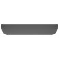 Lavabo Lusso Rettangolare Grigio Scuro Opaco 71x38 cm Ceramica Lavabo Lusso Rettangolare Grigio Scuro Opaco 71x38 cm Ceramica
