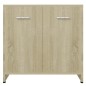 vidaXL Set Mobili da Bagno 4 pz Rovere Sonoma vidaXL Set Mobili da Bagno 4 pz Rovere Sonoma