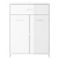vidaXL Set Mobili da Bagno 4 pz Bianco Lucido vidaXL Set Mobili da Bagno 4 pz Bianco Lucido