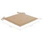 vidaXL Sedie da Giardino con Cuscini Beige 8 pz in Massello di Teak vidaXL Sedie da Giardino con Cuscini Beige 8 pz in Massello di Teak