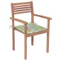 vidaXL Sedie da Giardino Impilabili con Cuscini 6 pz Massello di Teak vidaXL Sedie da Giardino Impilabili con Cuscini 6 pz Massello di Teak