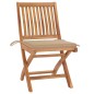 vidaXL Sedie da Giardino Pieghevoli con Cuscini 8 pz Massello di Teak vidaXL Sedie da Giardino Pieghevoli con Cuscini 8 pz Massello di Teak