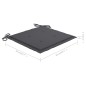 vidaXL Sedie da Giardino 6 pz con Cuscini Antracite Massello di Teak vidaXL Sedie da Giardino 6 pz con Cuscini Antracite Massello di Teak