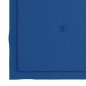 vidaXL Sedie da Giardino 4 pz con Cuscini Blu Reale Massello di Teak vidaXL Sedie da Giardino 4 pz con Cuscini Blu Reale Massello di Teak