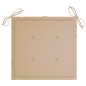 vidaXL Sedie da Giardino Impilabili 4 pz con Cuscini Massello di Teak vidaXL Sedie da Giardino Impilabili 4 pz con Cuscini Massello di Teak