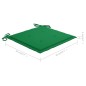 vidaXL Sedie da Giardino Impilabili 4 pz con Cuscini Massello di Teak vidaXL Sedie da Giardino Impilabili 4 pz con Cuscini Massello di Teak