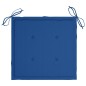 vidaXL Sedie da Giardino 6 pz con Cuscini Blu Reale Massello di Teak vidaXL Sedie da Giardino 6 pz con Cuscini Blu Reale Massello di Teak