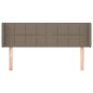 Testiera ad Orecchio Tortora 147x16x78/88 cm in Tessuto Testiera ad Orecchio Tortora 147x16x78/88 cm in Tessuto