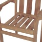 vidaXL Sedie da Giardino Impilabili con Cuscini 8 pz Massello di Teak vidaXL Sedie da Giardino Impilabili con Cuscini 8 pz Massello di Teak