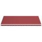 vidaXL Tessuto di Ricambio per Tenda da Sole Rosso Borgogna 6x3 m