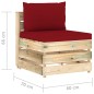 vidaXL Set Divani da Giardino con Cuscini 10 pz Legno Impregnato Verde vidaXL Set Divani da Giardino con Cuscini 10 pz Legno Impregnato Verde