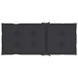 vidaXL Sedie Giardino Reclinabili 8pz Cuscini Massello Acacia Grigio vidaXL Sedie Giardino Reclinabili 8pz Cuscini Massello Acacia Grigio
