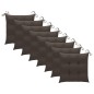 vidaXL Sedie da Giardino con Cuscini 8 pz in Legno Massello di Acacia vidaXL Sedie da Giardino con Cuscini 8 pz in Legno Massello di Acacia