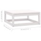 vidaXL Set Divani da Giardino 7 pz con Cuscini Legno Massello di Pino vidaXL Set Divani da Giardino 7 pz con Cuscini Legno Massello di Pino