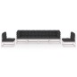 vidaXL Set Divani da Giardino 6 pz con Cuscini Legno Massello Pino
