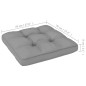 vidaXL Poggiapiedi da Giardino con Cuscini 2pz Legno Massello di Pino vidaXL Poggiapiedi da Giardino con Cuscini 2pz Legno Massello di Pino