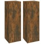 Set di Mobili Porta TV 6 pz Rovere Fumo in Legno Multistrato Set di Mobili Porta TV 6 pz Rovere Fumo in Legno Multistrato