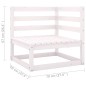 vidaXL Set Divani da Giardino 6 pz con Cuscini Legno Massello Pino vidaXL Set Divani da Giardino 6 pz con Cuscini Legno Massello Pino