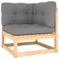 vidaXL Set Divani da Giardino 13 pz con Cuscini Legno Massello di Pino vidaXL Set Divani da Giardino 13 pz con Cuscini Legno Massello di Pino