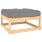 vidaXL Set Divani da Giardino 10 pz con Cuscini Legno Massello di Pino vidaXL Set Divani da Giardino 10 pz con Cuscini Legno Massello di Pino