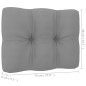 vidaXL Set Divani da Giardino 11 pz con Cuscini Legno Massello di Pino vidaXL Set Divani da Giardino 11 pz con Cuscini Legno Massello di Pino