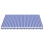 Tessuto di Ricambio per Tenda da Sole Blu e Bianco 4x3,5 m Tessuto di Ricambio per Tenda da Sole Blu e Bianco 4x3,5 m