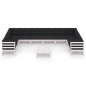 vidaXL Set Divani da Giardino 11pz con Cuscini Massello di Pino Bianco vidaXL Set Divani da Giardino 11pz con Cuscini Massello di Pino Bianco