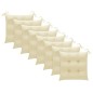 vidaXL Sedie da Giardino con Cuscini 8 pz in Massello di Acacia Grigie vidaXL Sedie da Giardino con Cuscini 8 pz in Massello di Acacia Grigie