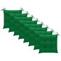 vidaXL Sedie da Giardino con Cuscini 8 pz in Massello di Acacia Grigie vidaXL Sedie da Giardino con Cuscini 8 pz in Massello di Acacia Grigie