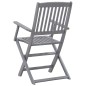 vidaXL Sedie da Giardino Pieghevoli 8 pz in Legno Massello di Acacia vidaXL Sedie da Giardino Pieghevoli 8 pz in Legno Massello di Acacia