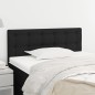 Testiera Nera 90x5x78/88 cm in Tessuto Testiera Nera 90x5x78/88 cm in Tessuto