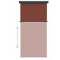 Tenda Laterale per Balcone 140x250 cm Marrone Tenda Laterale per Balcone 140x250 cm Marrone