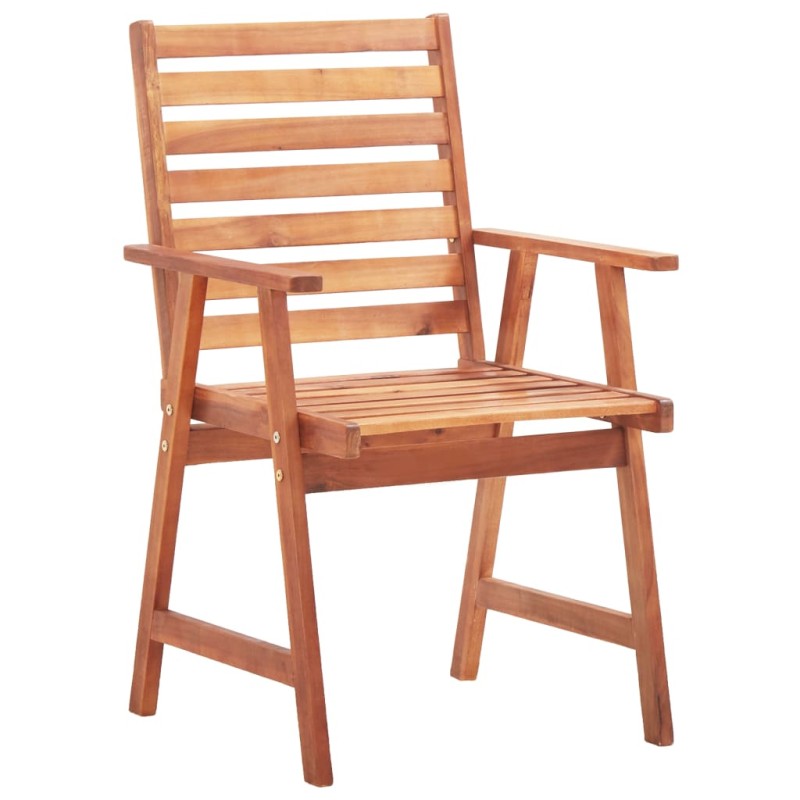 vidaXL Sedie da Pranzo da Esterni con Cuscini 6 pz Massello di Acacia vidaXL Sedie da Pranzo da Esterni con Cuscini 6 pz Massello di Acacia