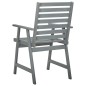 vidaXL Sedie Pranzo per Esterni con Cuscini 4 pz Legno Massello Acacia vidaXL Sedie Pranzo per Esterni con Cuscini 4 pz Legno Massello Acacia