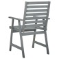 vidaXL Sedie Pranzo per Esterni con Cuscini 4 pz Legno Massello Acacia vidaXL Sedie Pranzo per Esterni con Cuscini 4 pz Legno Massello Acacia