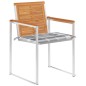 vidaXL Sedie da Giardino con Cuscini 4 pz in Legno Massello di Acacia vidaXL Sedie da Giardino con Cuscini 4 pz in Legno Massello di Acacia