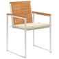 vidaXL Sedie da Giardino con Cuscini 6 pz in Legno Massello di Acacia vidaXL Sedie da Giardino con Cuscini 6 pz in Legno Massello di Acacia