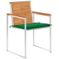 vidaXL Sedie da Giardino con Cuscini 6 pz in Legno Massello di Acacia vidaXL Sedie da Giardino con Cuscini 6 pz in Legno Massello di Acacia