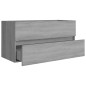 Mobile Sottolavabo Grigio Sonoma 90x38,5x45cm Legno Multistrato Mobile Sottolavabo Grigio Sonoma 90x38,5x45cm Legno Multistrato