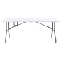 Tavolo da Giardino Pieghevole Bianco 180x72x72 cm in HDPE Tavolo da Giardino Pieghevole Bianco 180x72x72 cm in HDPE