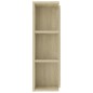 Armadietto a Specchio Rovere Sonoma 80x20,5x64 cm in Truciolato Armadietto a Specchio Rovere Sonoma 80x20,5x64 cm in Truciolato