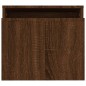 Set di Tavolini Rovere Marrone 100x48x40 cm Legno Multistrato